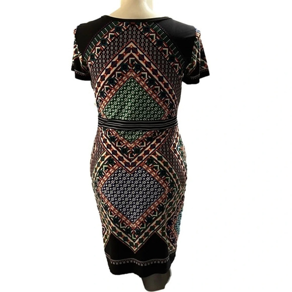 Calvin Klein Geometric Patterned Dress Size 12 - Picture 2 of 3